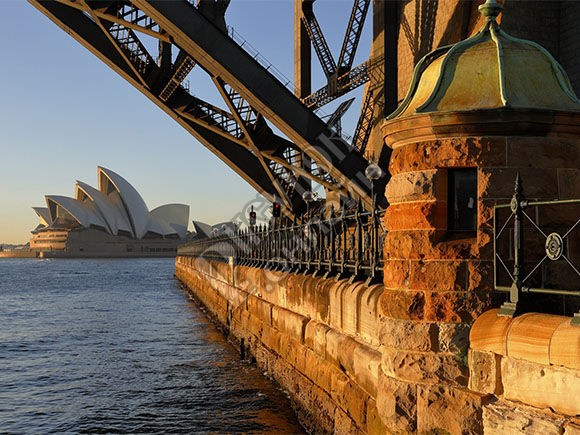 Вид на Сиднейский оперный теарт, Австралия